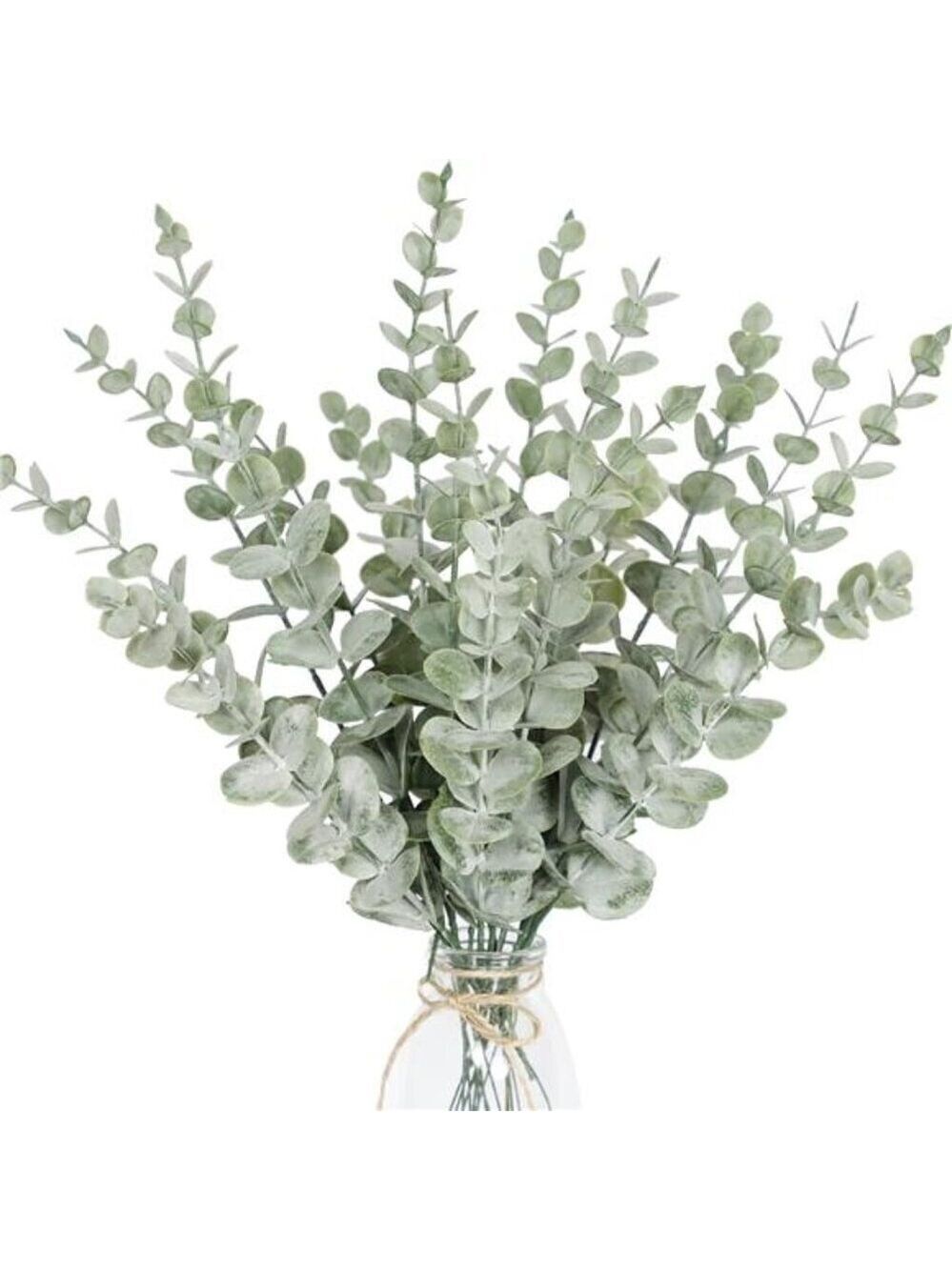 Artificial Eucalyptus Stems 18pcs Fake Greenery for Wedding Home Decor